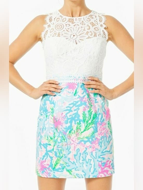 Lilly Pulitzer Sharice dress coral bay 4 - Thumbnail 6