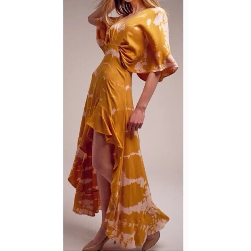 Young Fabulous and Broke Thea dress tie dye sweet fig - Thumbnail 5