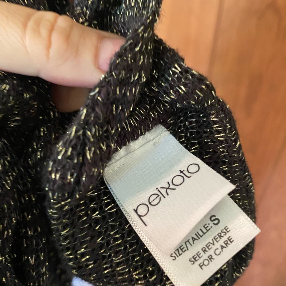 Peixoto Oliver crochet black Anthropologie dress - Thumbnail 2