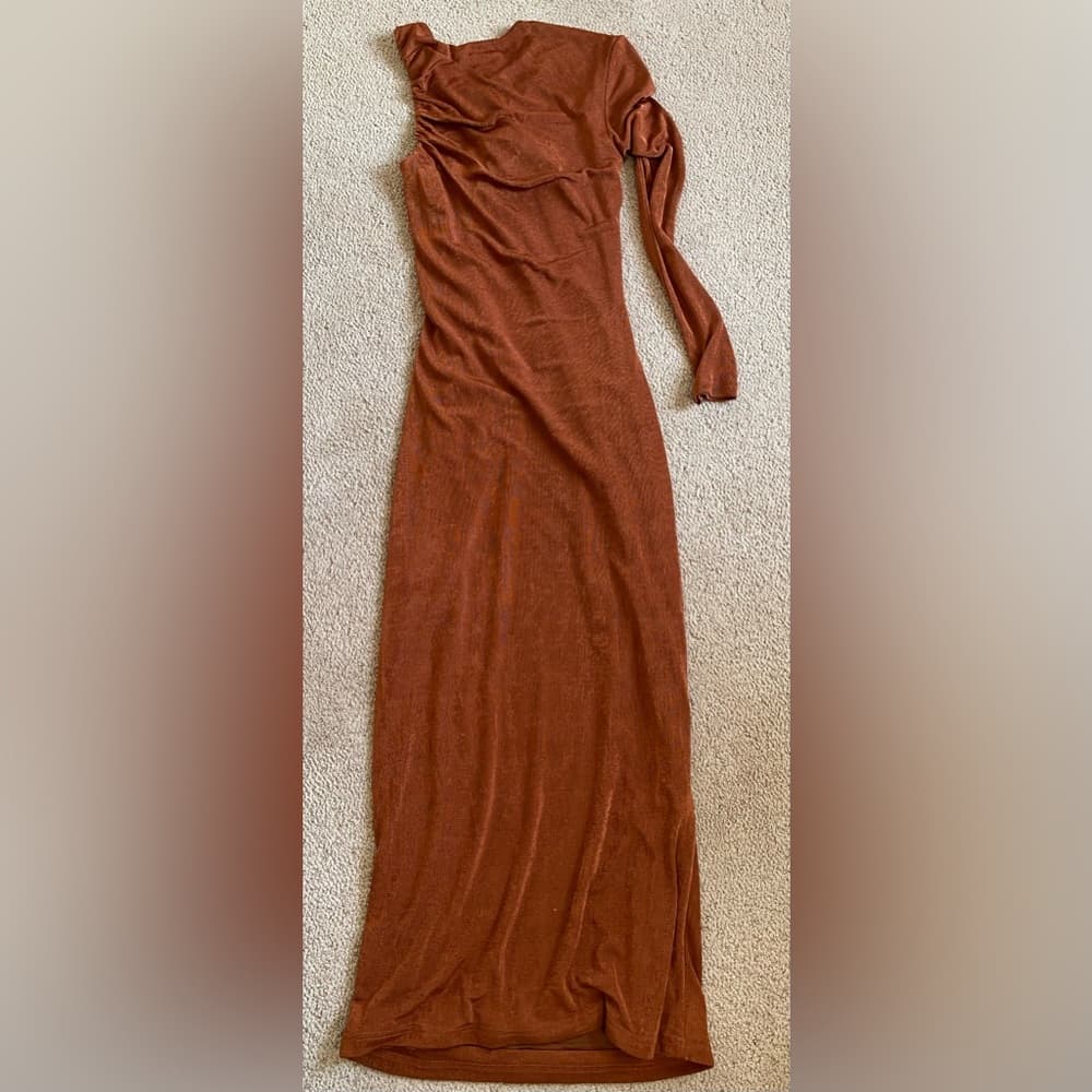 Misha Revolve Asher dress ginger metallic - Thumbnail 7