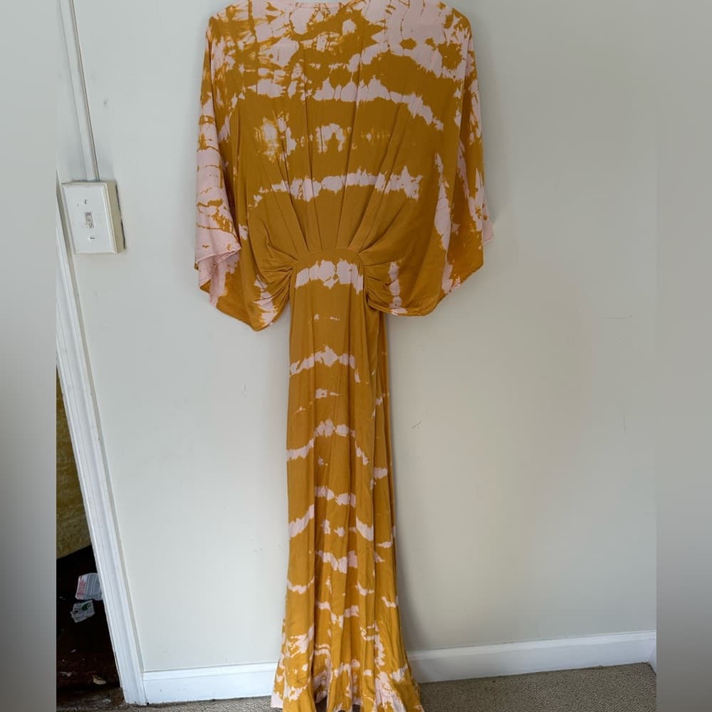 Young Fabulous and Broke Thea dress tie dye sweet fig - Thumbnail 4