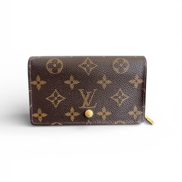 Authentic Louis Vuitton Porte Tressor classic monogram canvas wallet - Thumbnail 8