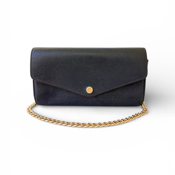 Authentic Louis Vuitton Empreinte Sarah Wallet navy red gold - Thumbnail 10