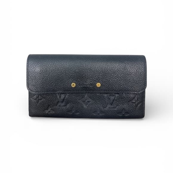 Authentic Louis Vuitton Pont Neuf Wallet black gold - Thumbnail 9