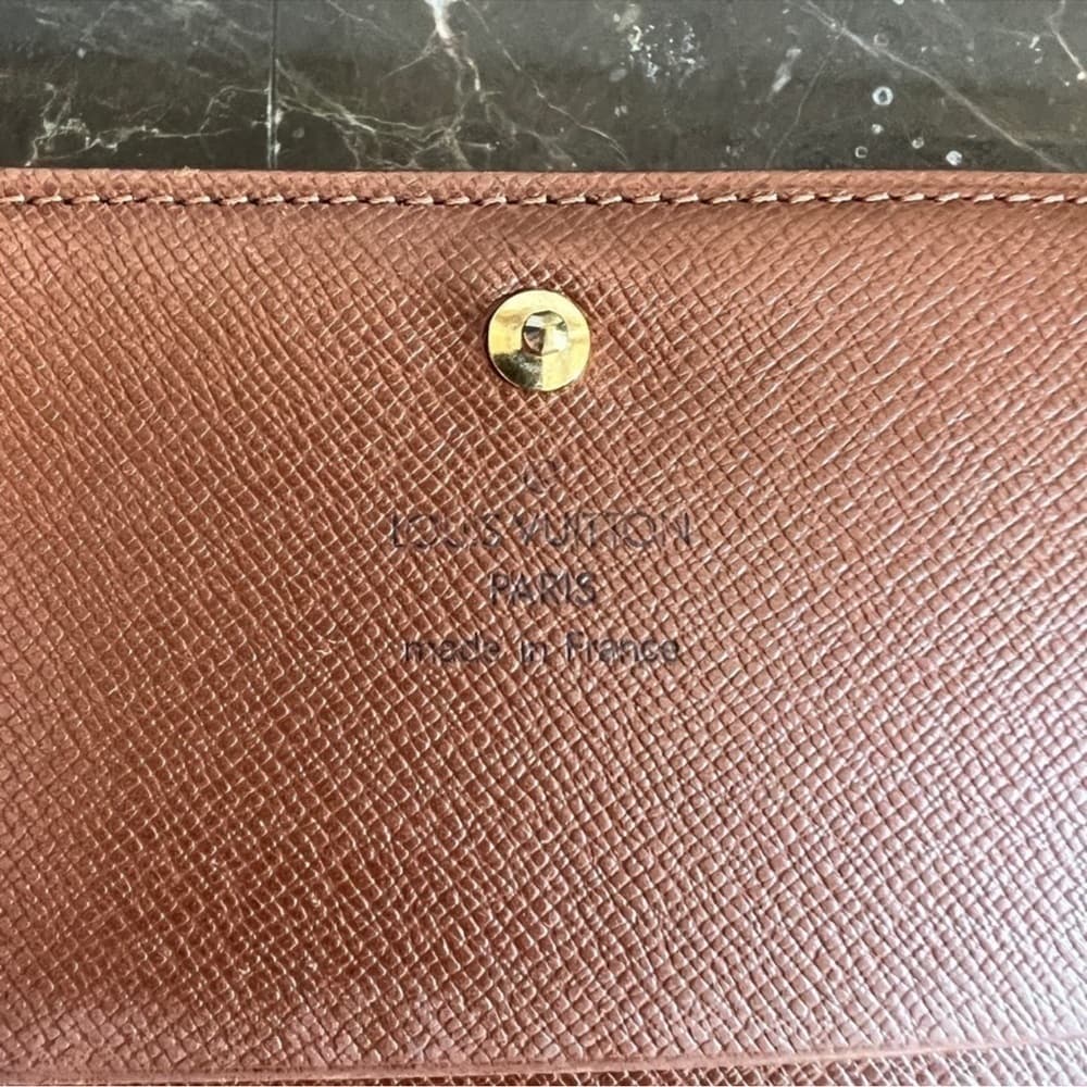 Authentic Louis Vuitton Porte Tressor classic monogram canvas wallet - Thumbnail 4