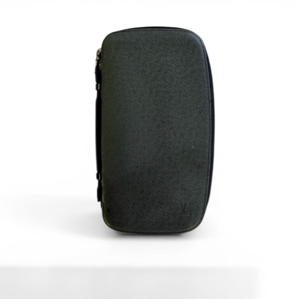 Authentic Louis Vuitton Atoll Organizer wallet black leather - Thumbnail 14