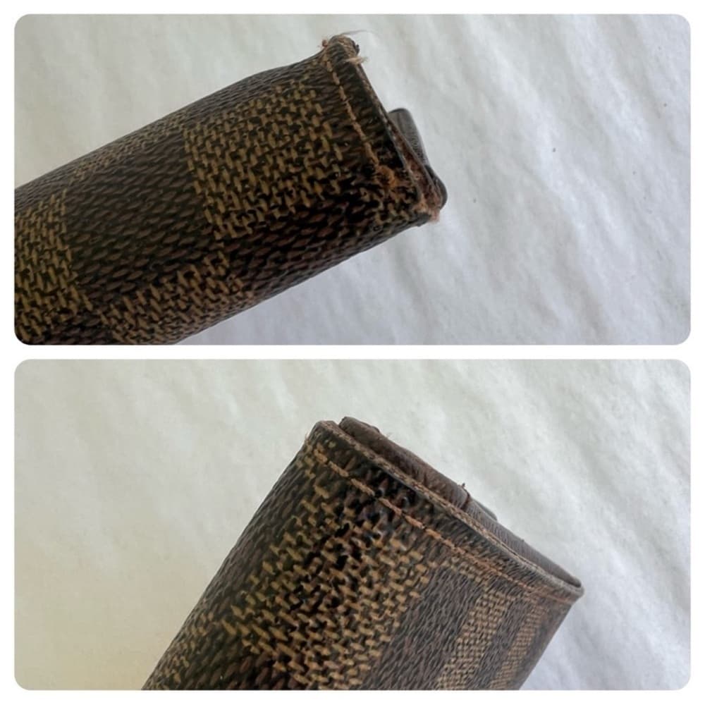 Authentic Damier Ebene Porte Tresor Etui Papiers Wallet - Thumbnail 14