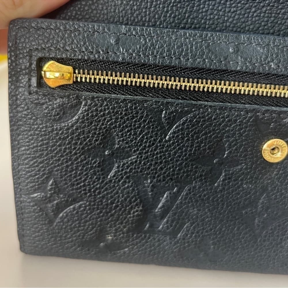 Authentic Louis Vuitton Pont Neuf Wallet black gold - Thumbnail 7
