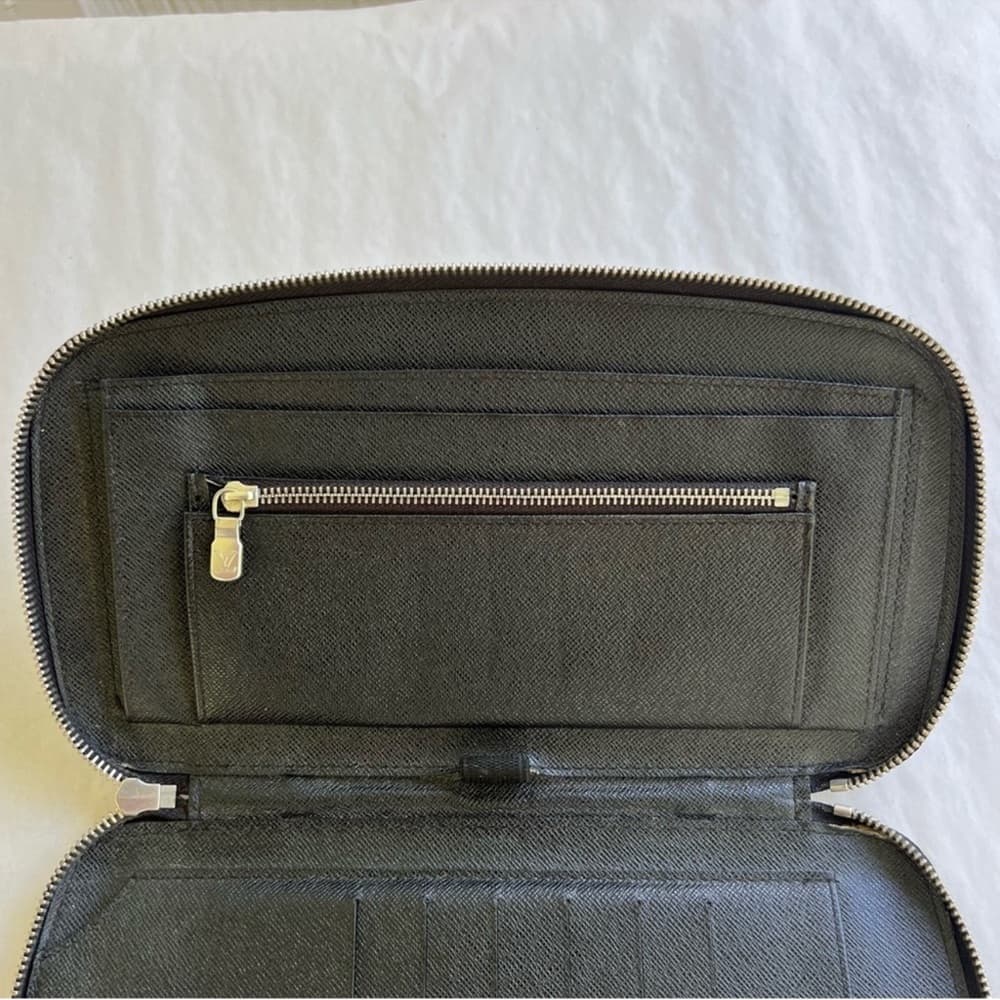 Authentic Louis Vuitton Atoll Organizer wallet black leather - Thumbnail 7