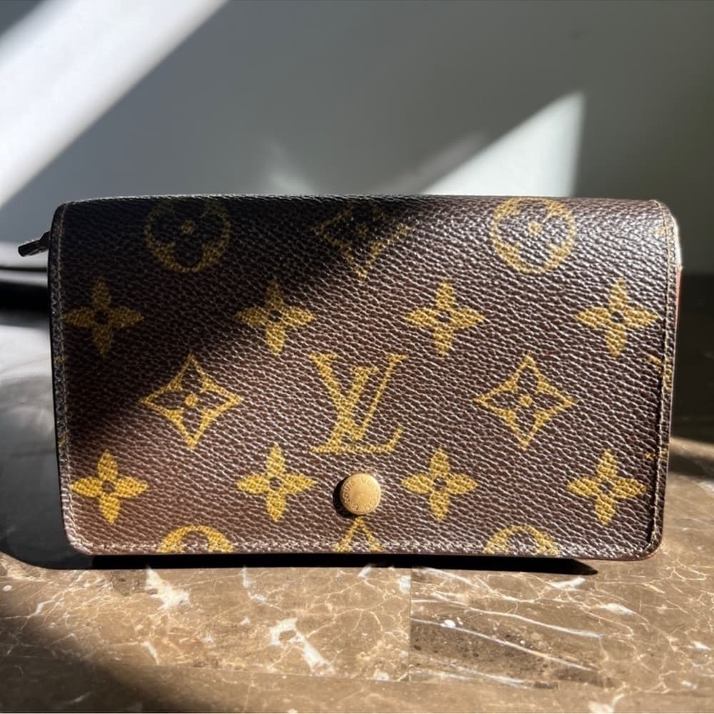 Authentic Louis Vuitton Porte Tressor wallet classic monogram canvas - Thumbnail 9