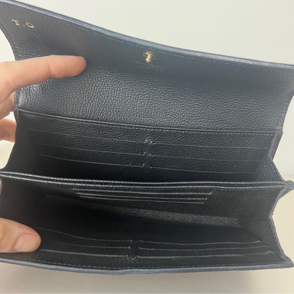 Authentic Louis Vuitton Pont Neuf Wallet black gold - Thumbnail 3