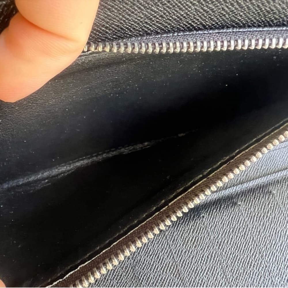 Authentic Louis Vuitton Atoll Organizer wallet black leather - Thumbnail 9