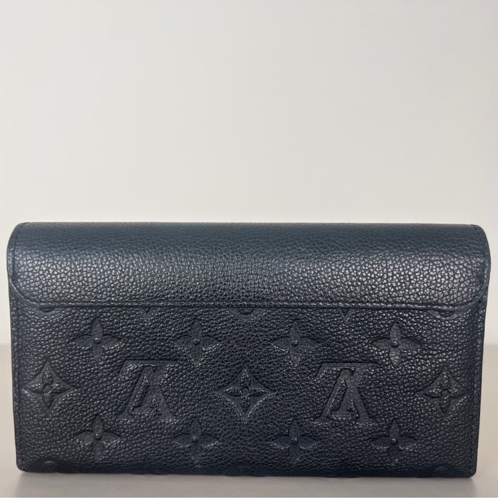 Authentic Louis Vuitton Pont Neuf Wallet black gold - Thumbnail 2