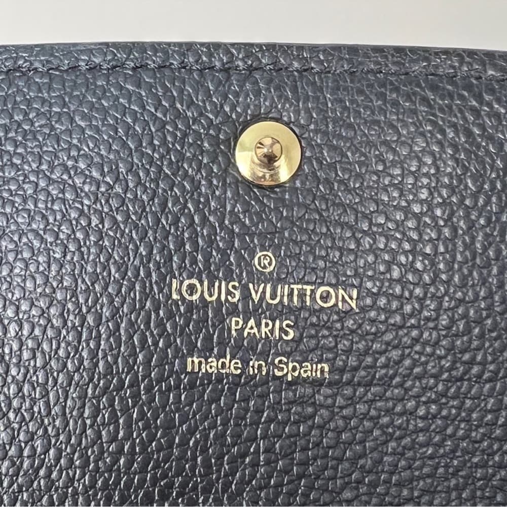 Authentic Louis Vuitton Pont Neuf Wallet black gold - Thumbnail 4