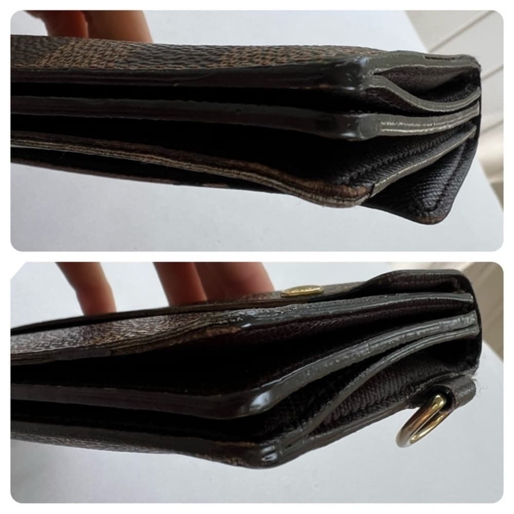 Authentic Louis Vuitton Damier Ebene Accordeon Wallet - Thumbnail 8