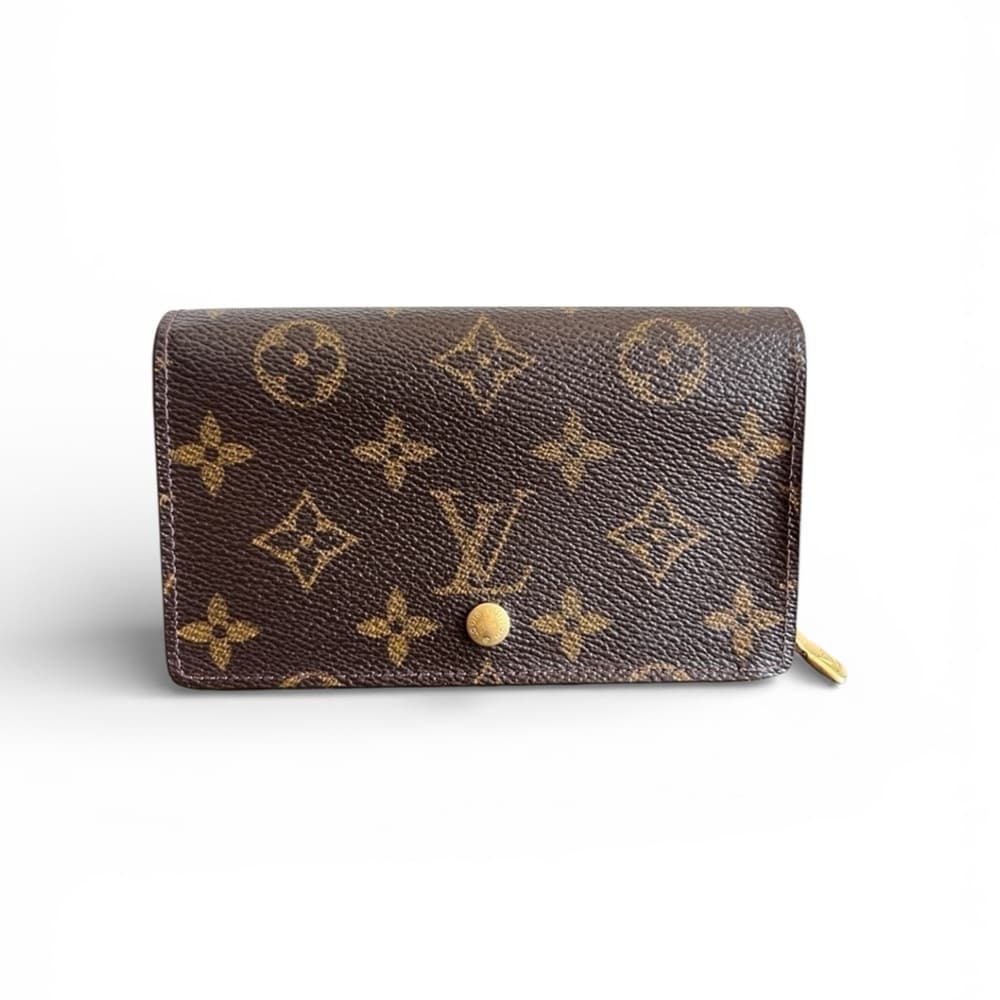 Authentic Louis Vuitton Porte Tressor classic monogram canvas wallet - Thumbnail 7