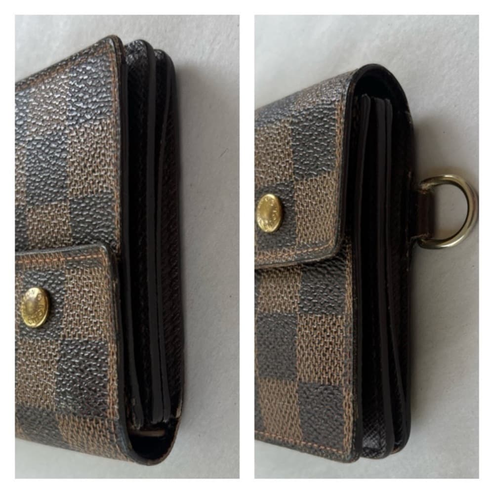 Authentic Louis Vuitton Damier Ebene Accordeon Wallet - Thumbnail 6