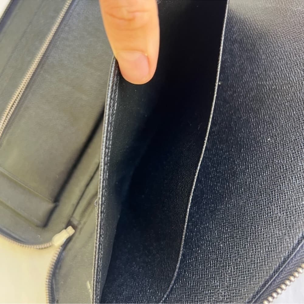 Authentic Louis Vuitton Atoll Organizer wallet black leather - Thumbnail 12