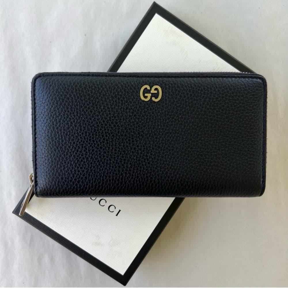 Authentic Gucci Dorian wallet black silver - Thumbnail 9