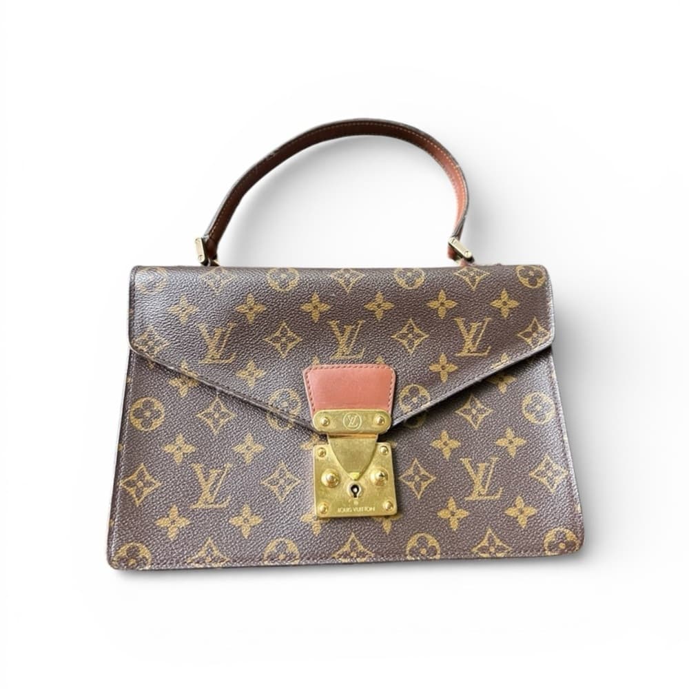Authentic Vintage Louis Vuitton Concorde handbag classic monogram canvas - Thumbnail 10