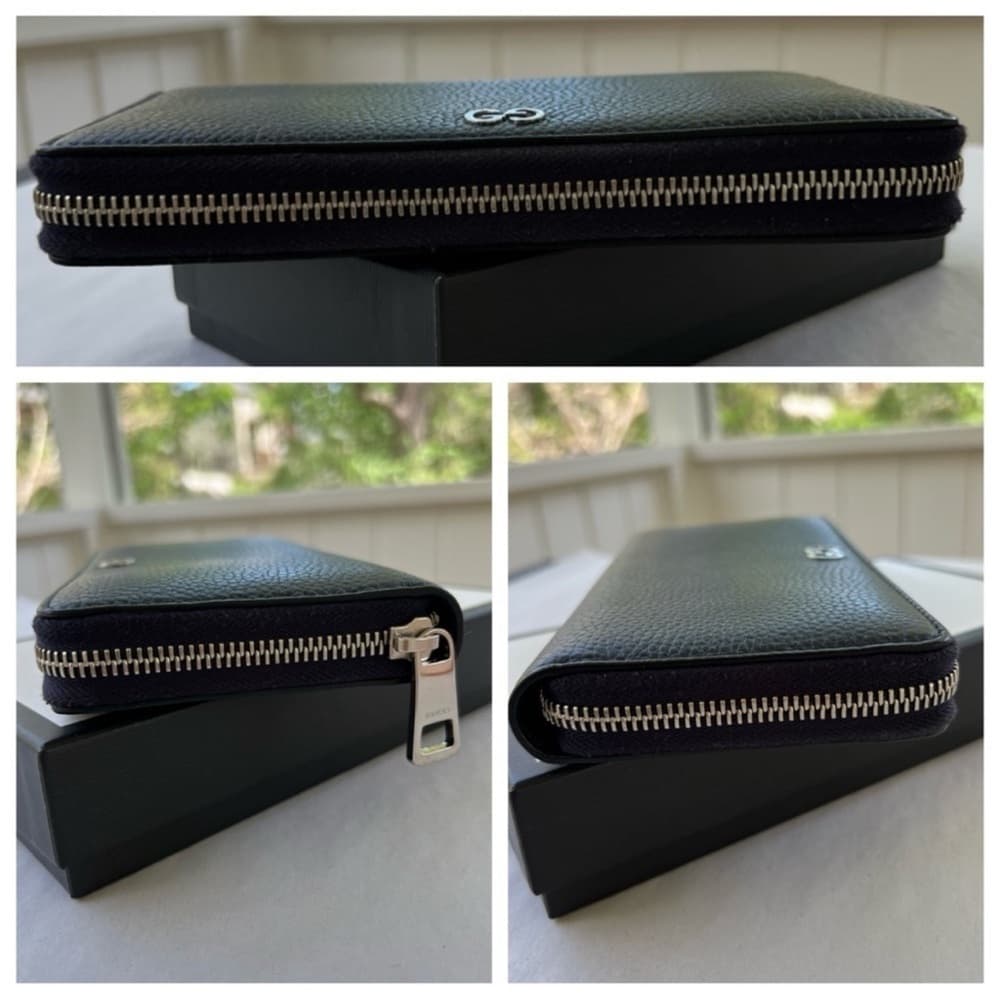Authentic Gucci Dorian wallet black silver - Thumbnail 7