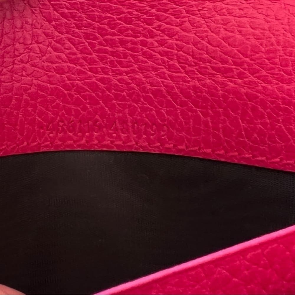 Authentic Gucci Marmont wallet on chain hot pink gold - Thumbnail 8