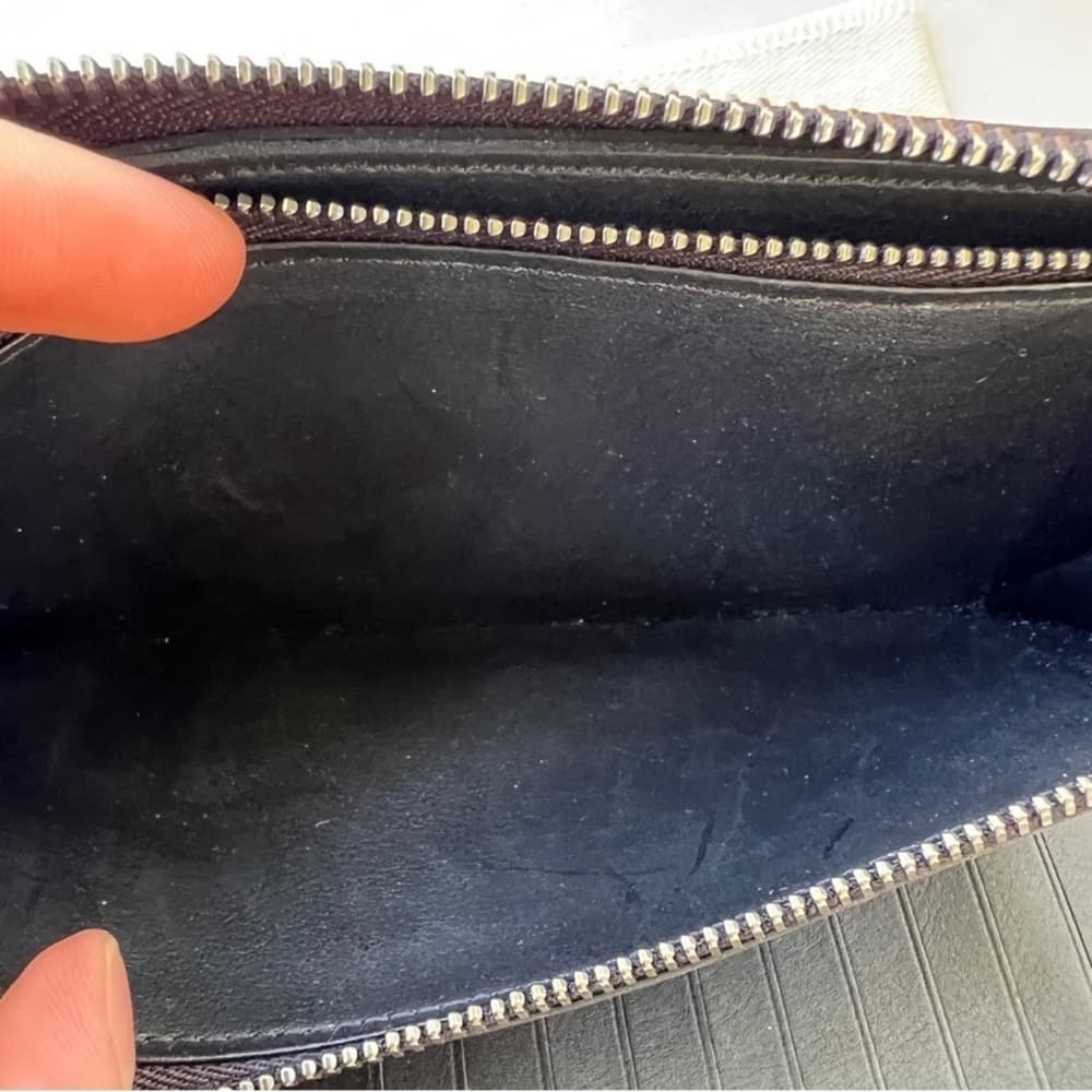 Authentic Louis Vuitton Damier Infiniti wallet black silver - Thumbnail 4