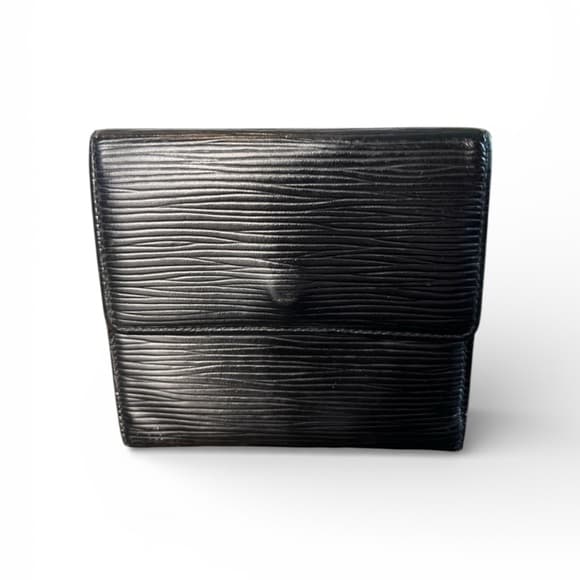 Authentic Louis Vuitton Black Epi Elise wallet - Thumbnail 13