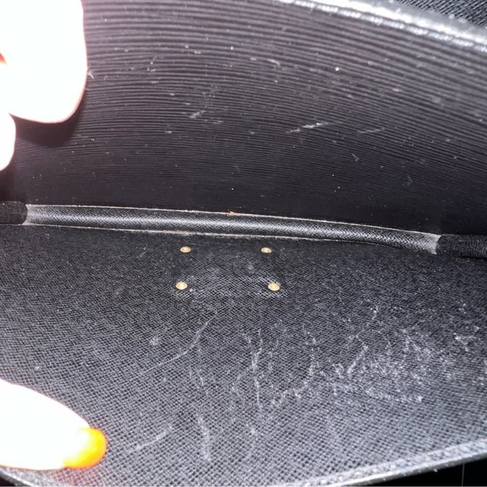 Authentic Louis Vuitton Monceau handbag black gold - Thumbnail 9