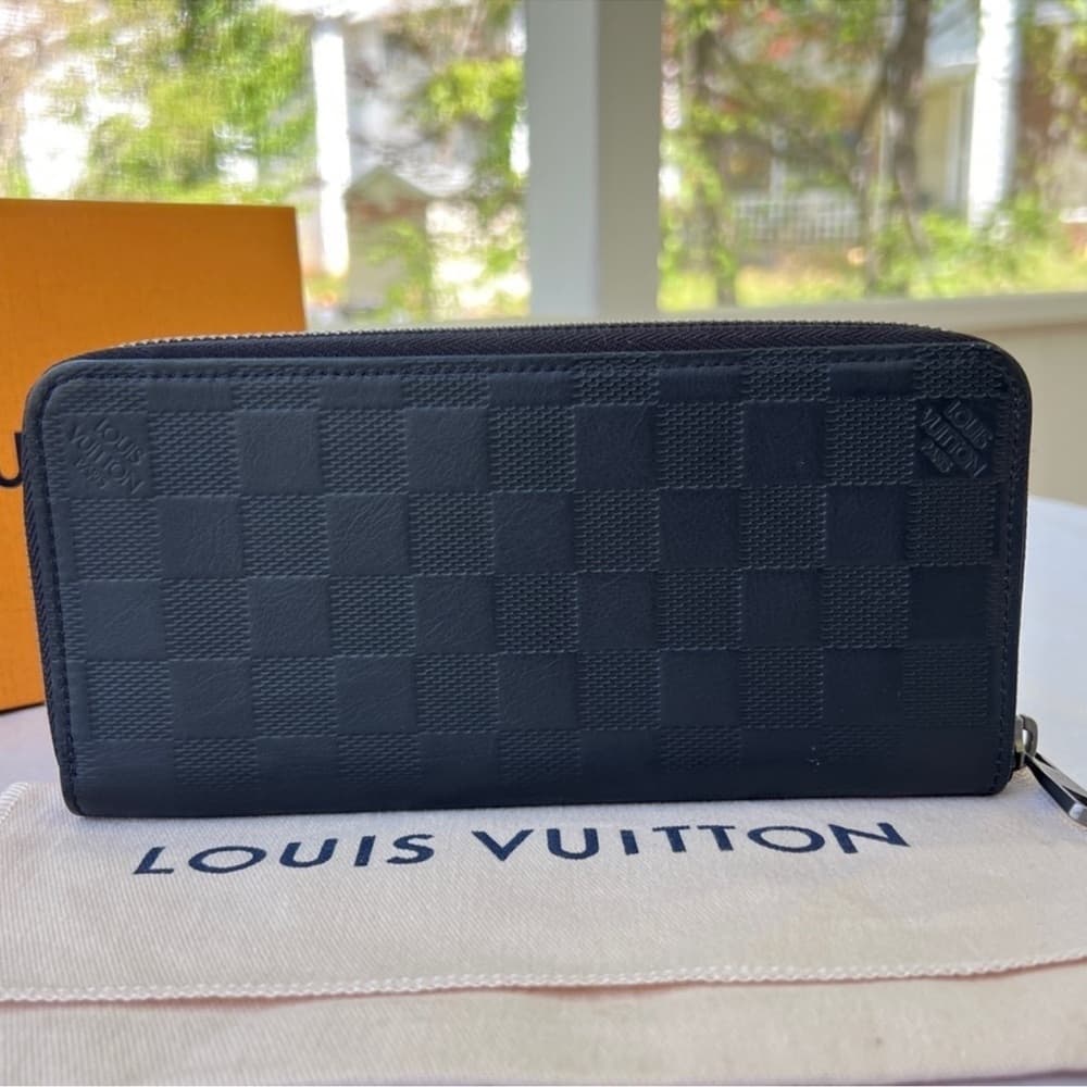 Authentic Louis Vuitton Damier Infiniti wallet black silver - Thumbnail 8