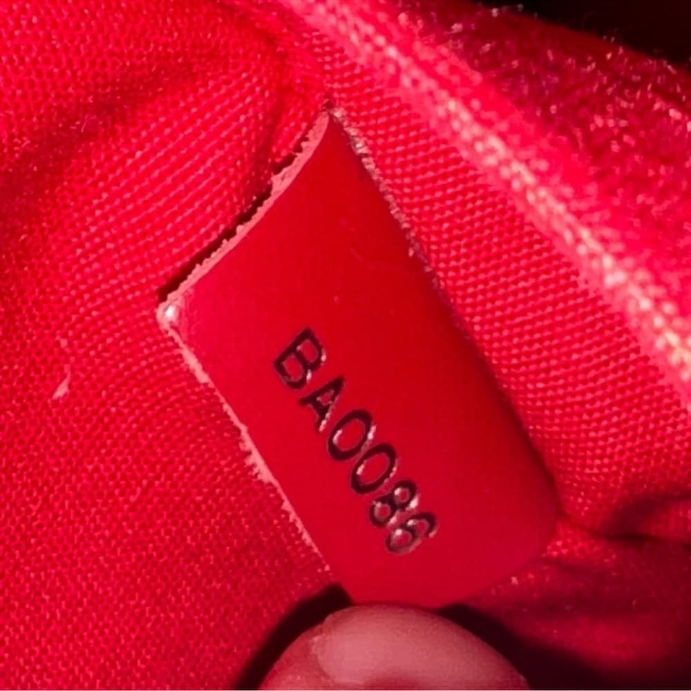 Authentic Louis Vuitton Passy tote bag red silver - Thumbnail 9