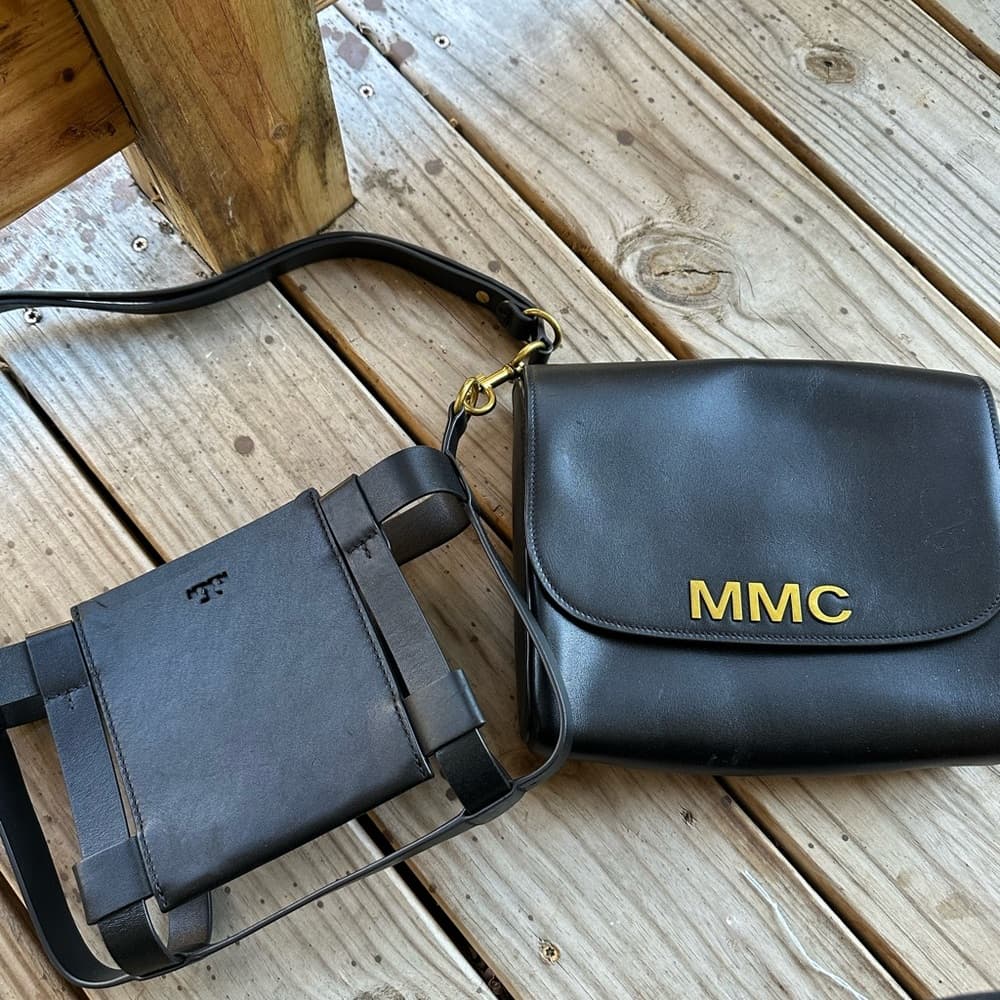 Tory Burch Alastair caged leather shoulder bag black - Thumbnail 4