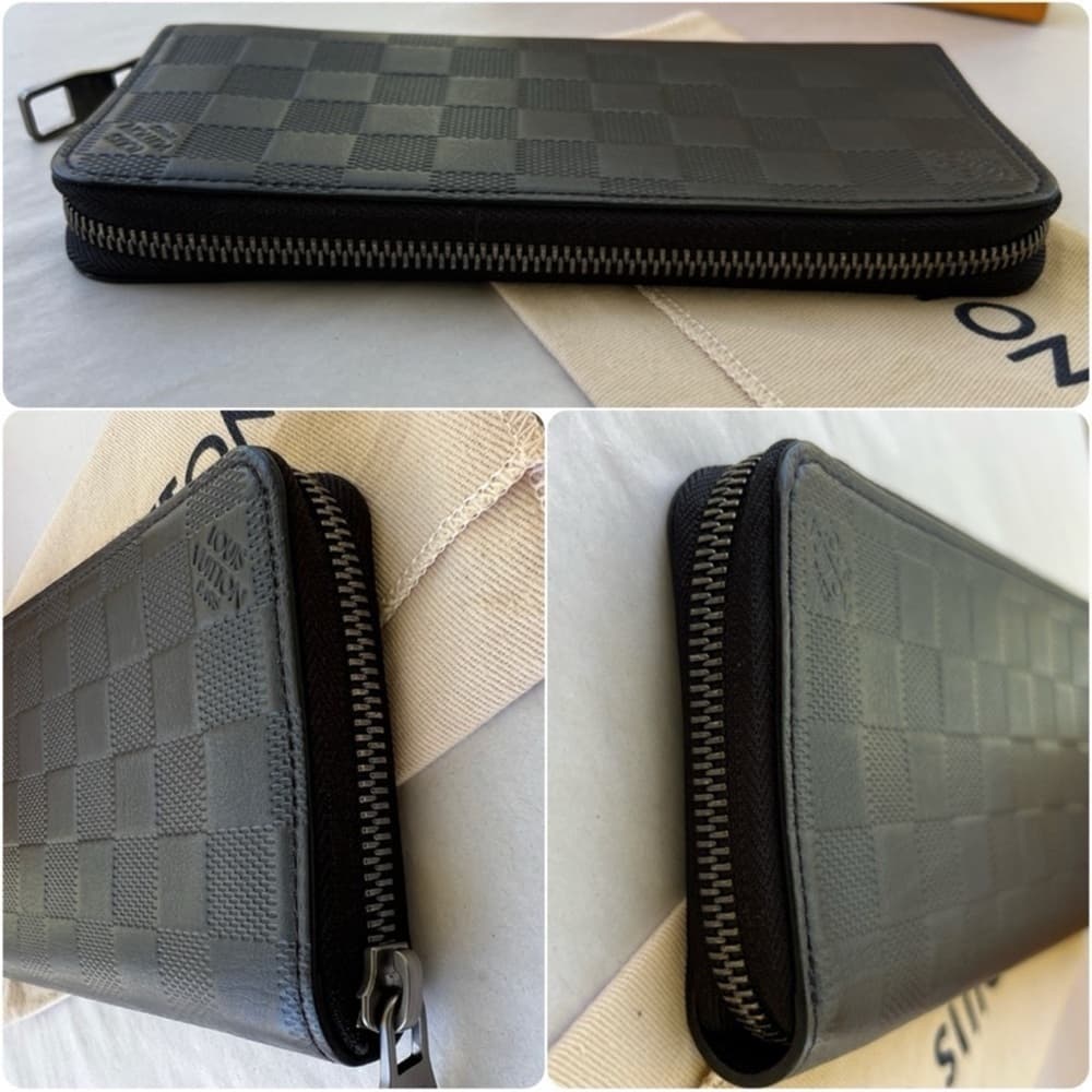 Authentic Louis Vuitton Damier Infiniti wallet black silver - Thumbnail 7