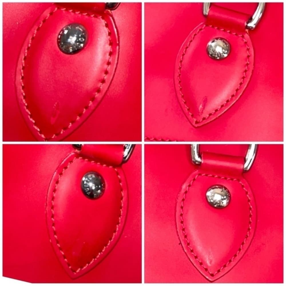 Authentic Louis Vuitton Passy tote bag red silver - Thumbnail 3