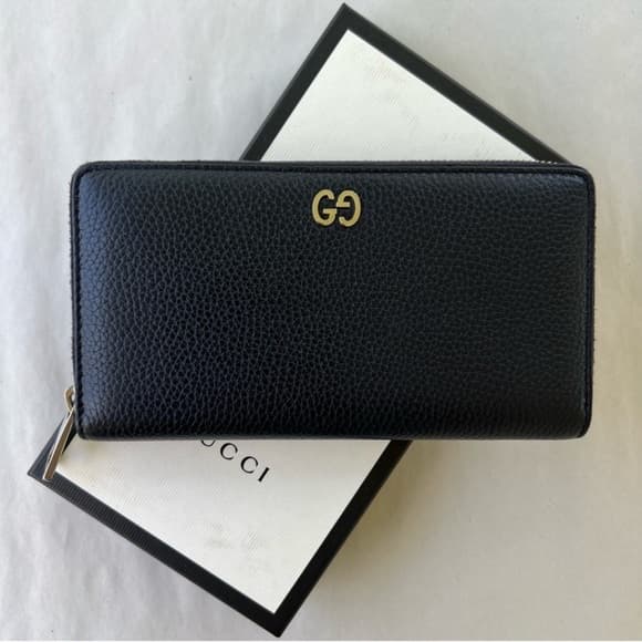 Authentic Gucci Dorian wallet black silver - Thumbnail 10