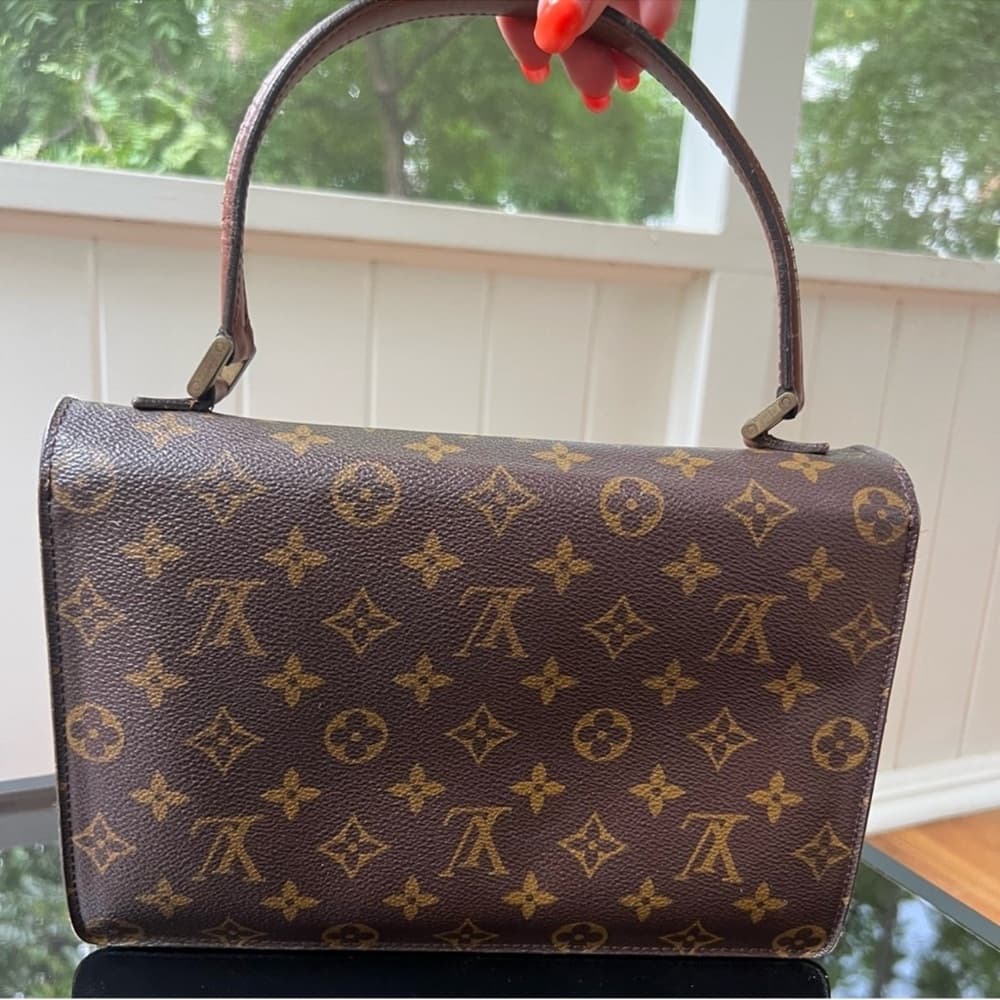 Authentic Vintage Louis Vuitton Concorde handbag classic monogram canvas - Thumbnail 5