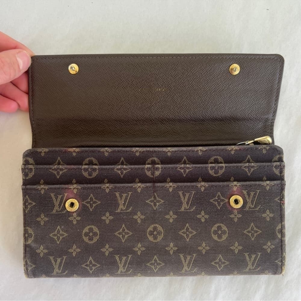 Authentic Louis Vuitton mini Lin Sarah wallet - Thumbnail 3