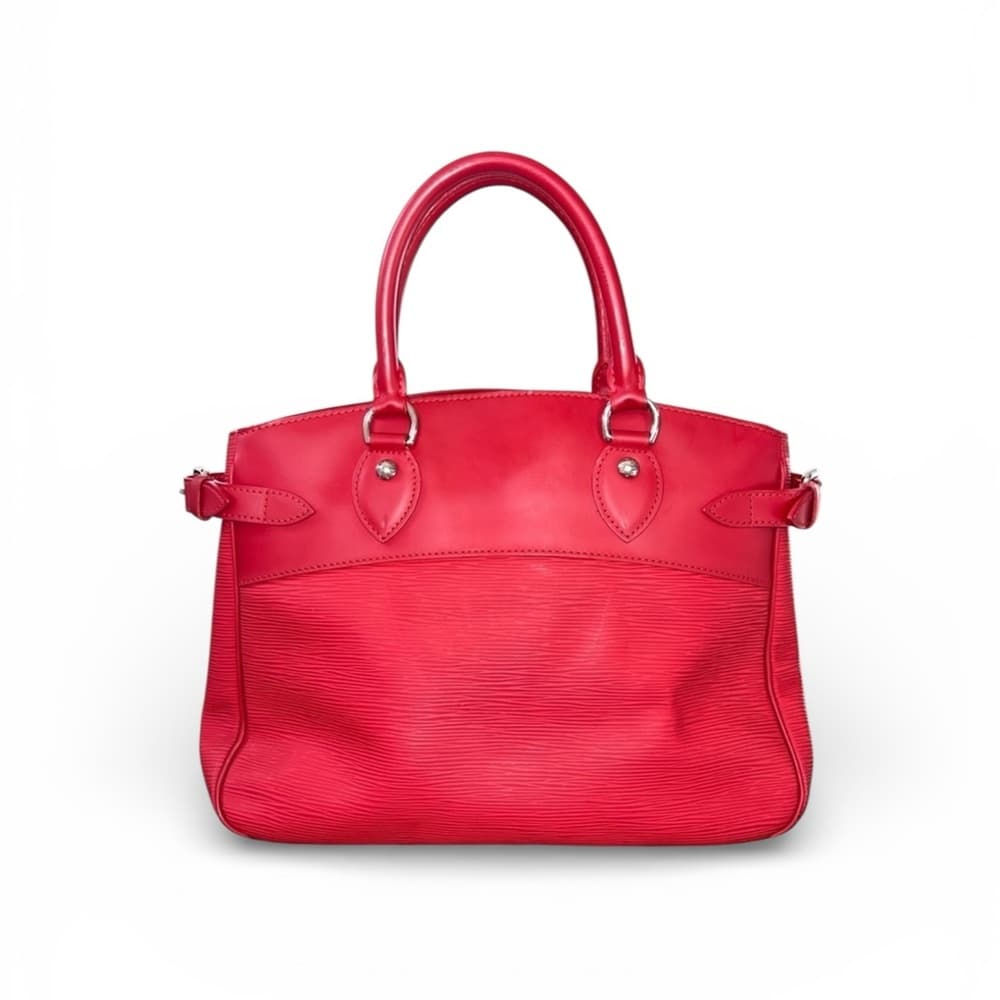 Authentic Louis Vuitton Passy tote bag red silver - Thumbnail 12