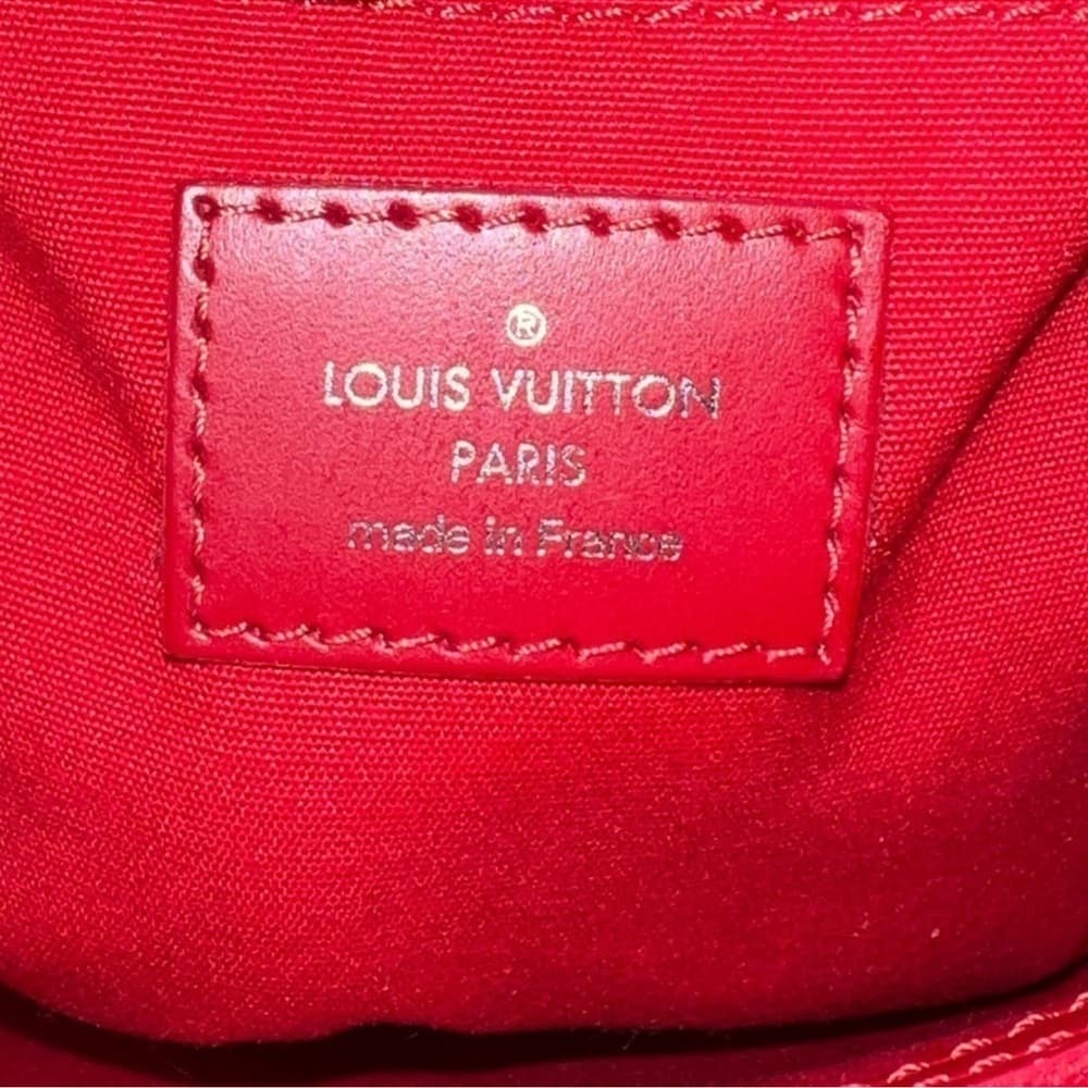 Authentic Louis Vuitton Passy tote bag red silver - Thumbnail 8
