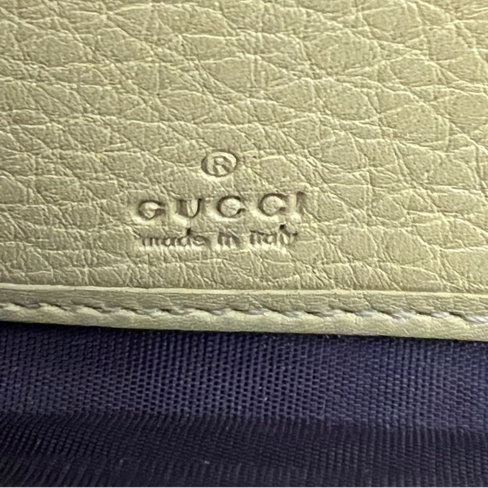 Authentic Gucci Bamboo collection long zip around wallet yellow - Thumbnail 5