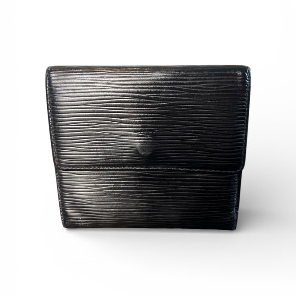 Authentic Louis Vuitton Black Epi Elise wallet - Thumbnail 12
