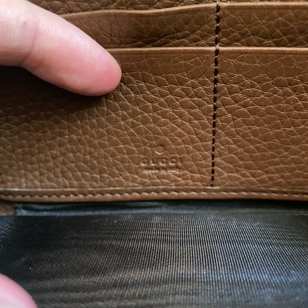 Gucci Soho Continental zip around wallet on chain crossbody - Thumbnail 8