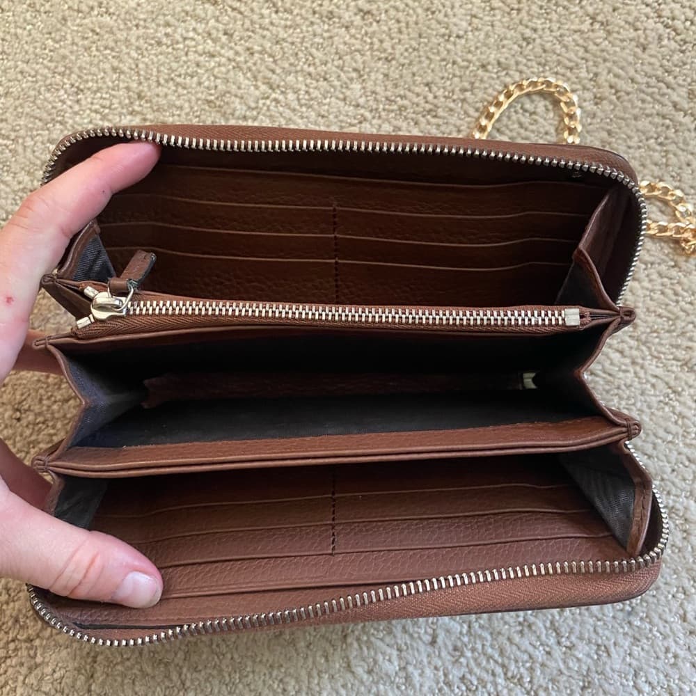 Gucci Soho Continental zip around wallet on chain crossbody - Thumbnail 7