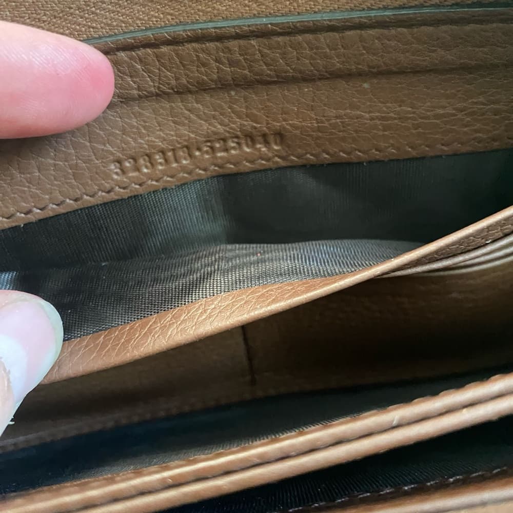 Gucci Soho Continental zip around wallet on chain crossbody - Thumbnail 9