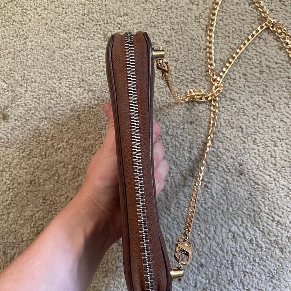Gucci Soho Continental zip around wallet on chain crossbody - Thumbnail 4