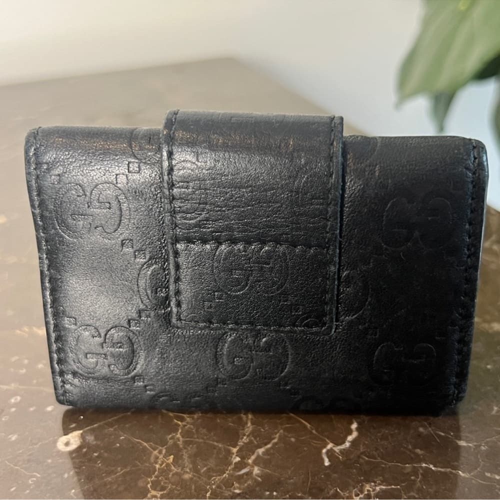 Authentic Gucci Guccissima heart key holder - Thumbnail 2