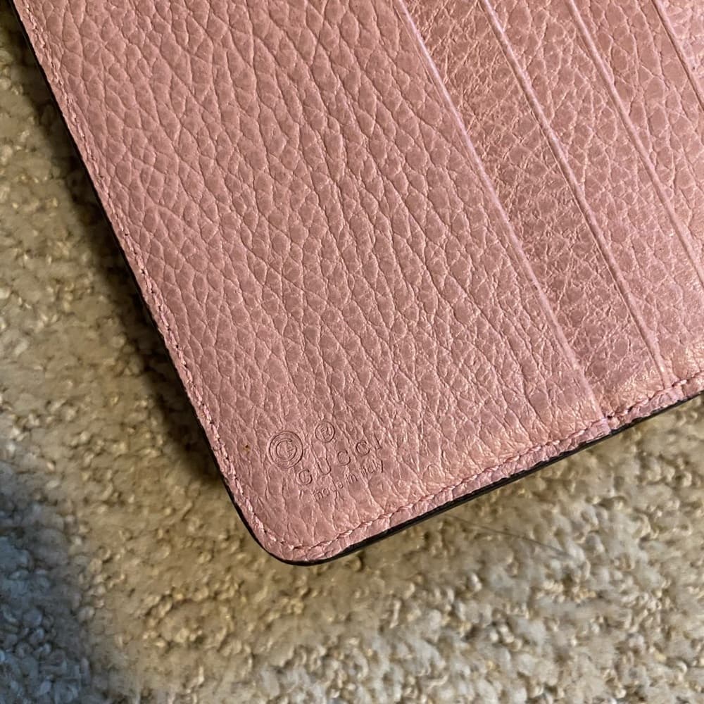 Gucci Betty leather GG logo wallet on chain crossbody pink gold - Thumbnail 6