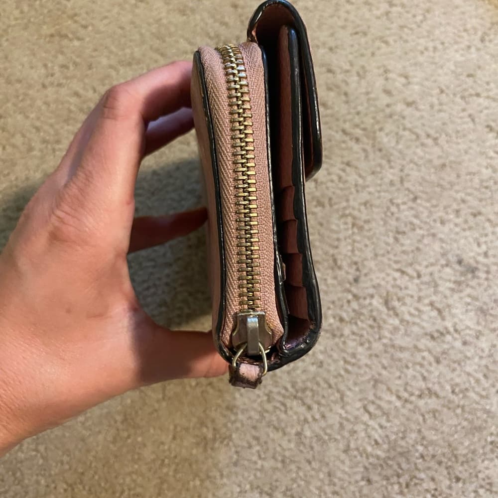 Gucci Betty leather GG logo wallet on chain crossbody pink gold - Thumbnail 2
