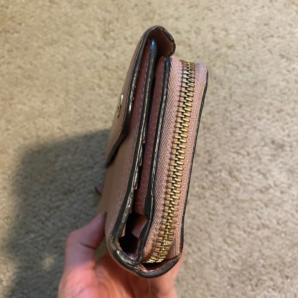 Gucci Betty leather GG logo wallet on chain crossbody pink gold - Thumbnail 3