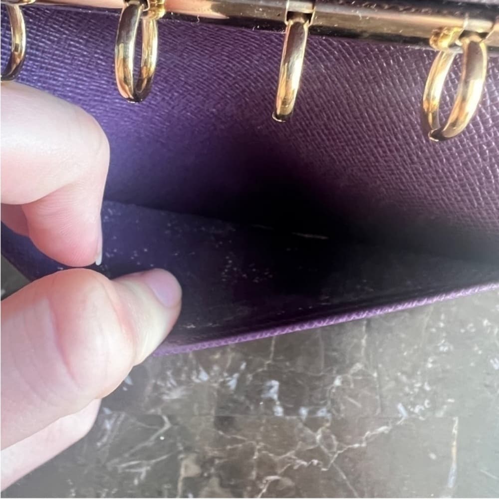Authentic Louis Vuitton Yellow Epi Agenda PM - Thumbnail 7